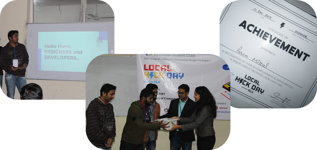 1st Prize - MLH Hackathon